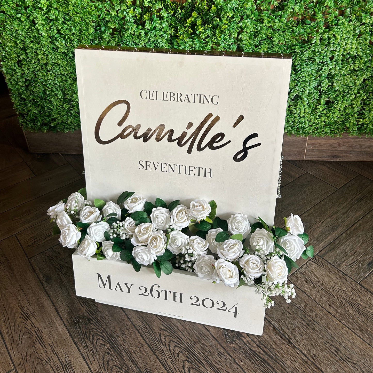 Folded Welcome Sign Rental