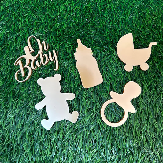 Welcome Baby Charm Toppers