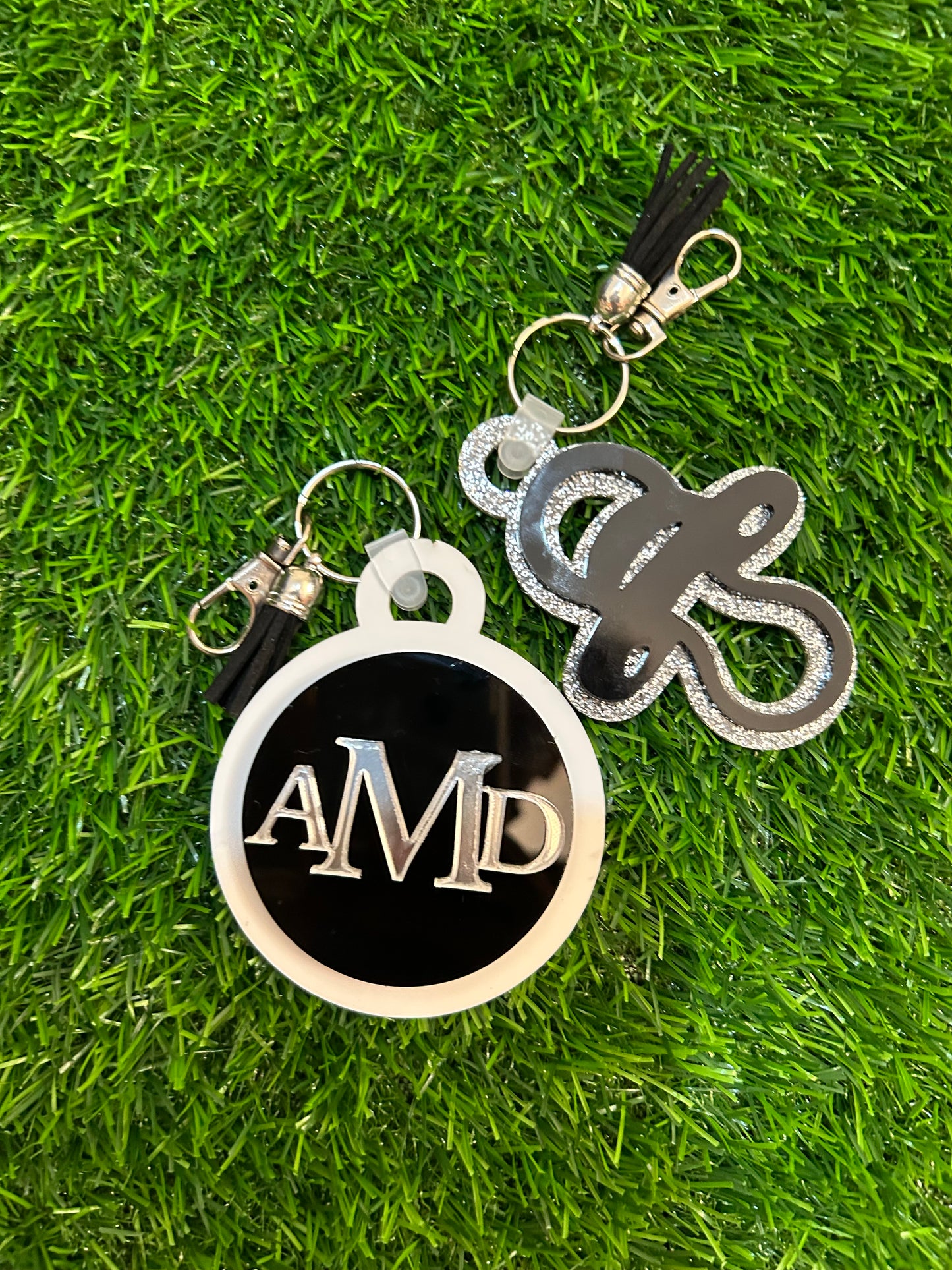 Circle Custom Acrylic Bag tag / Keychain