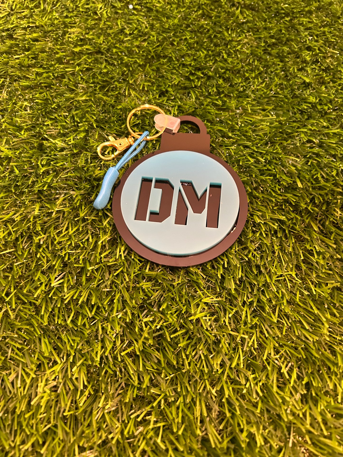 Circle Custom Acrylic Bag tag / Keychain