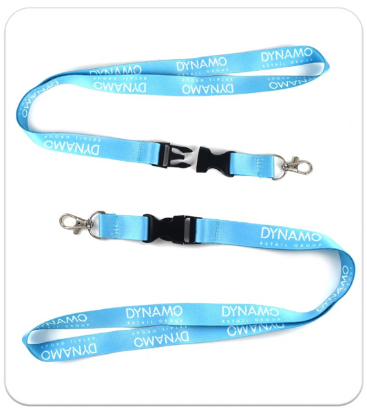 Customizable Lanyard With Detachable Keyring