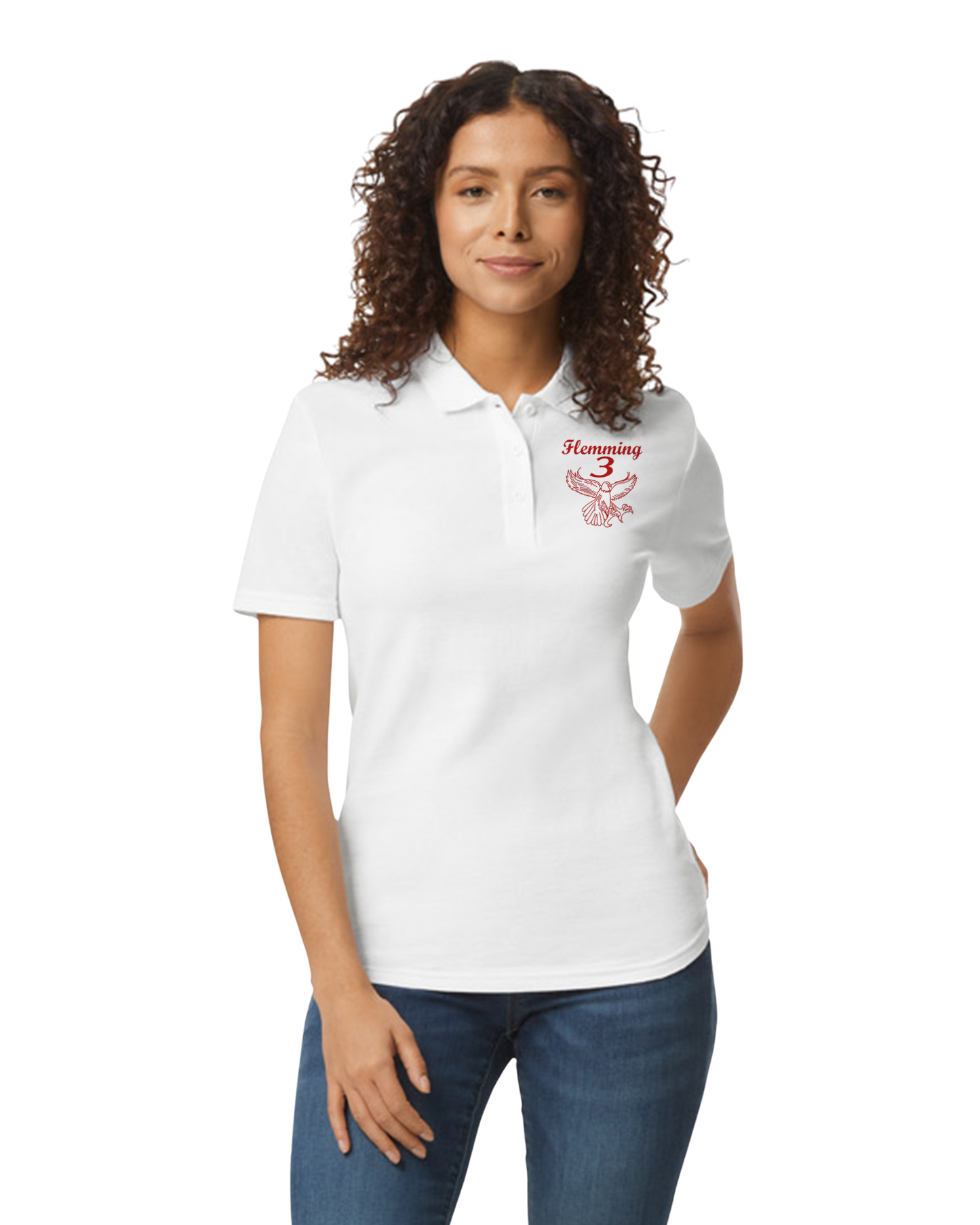 House 3 Women's Short Sleeve Polo Shirt