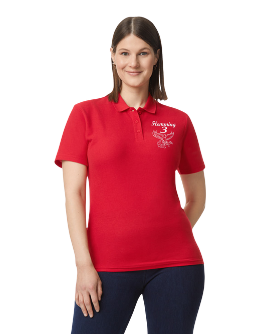 House 3 Women's Short Sleeve Polo Shirt